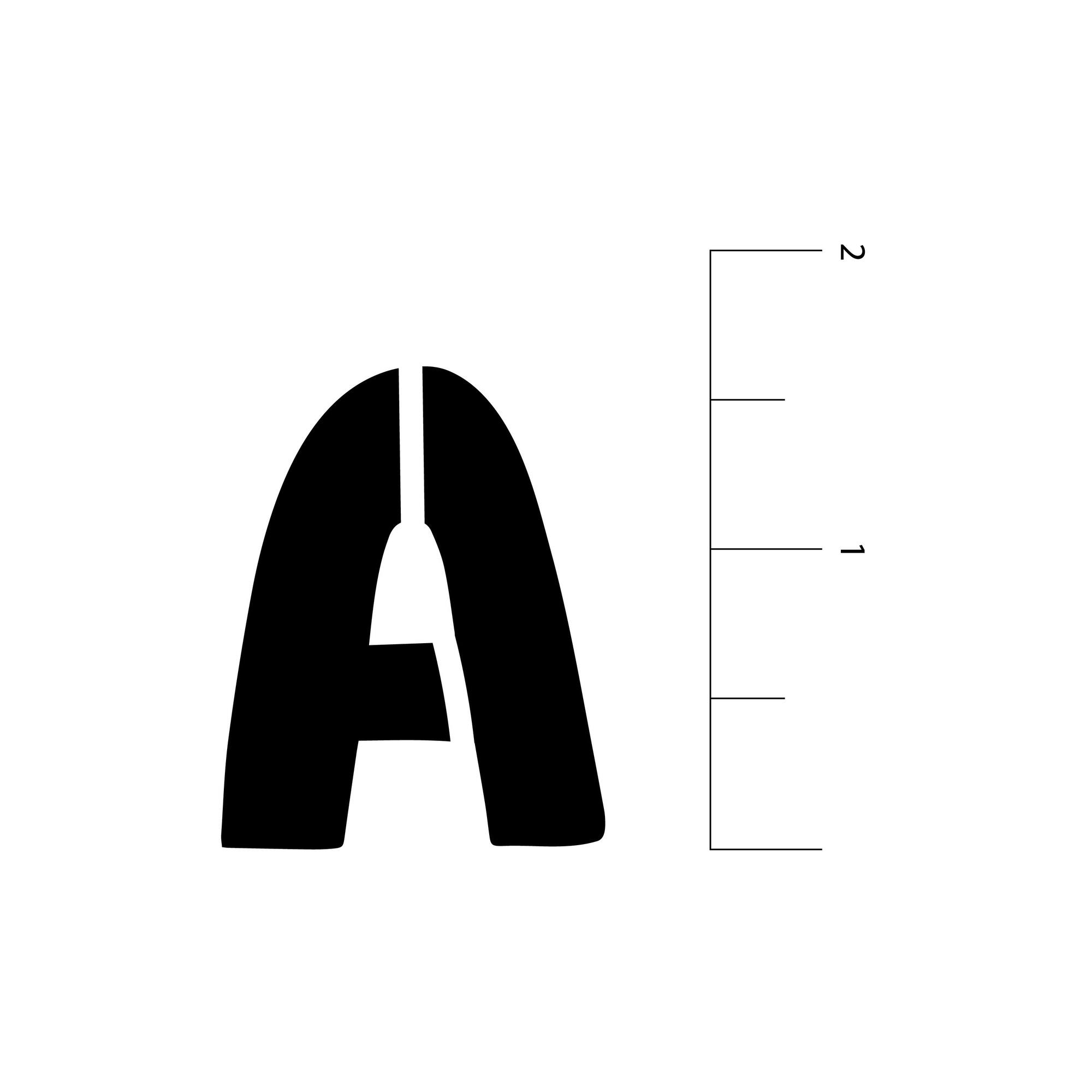 1.5" Comic Book Alphabet Stencils by Craft Smart®